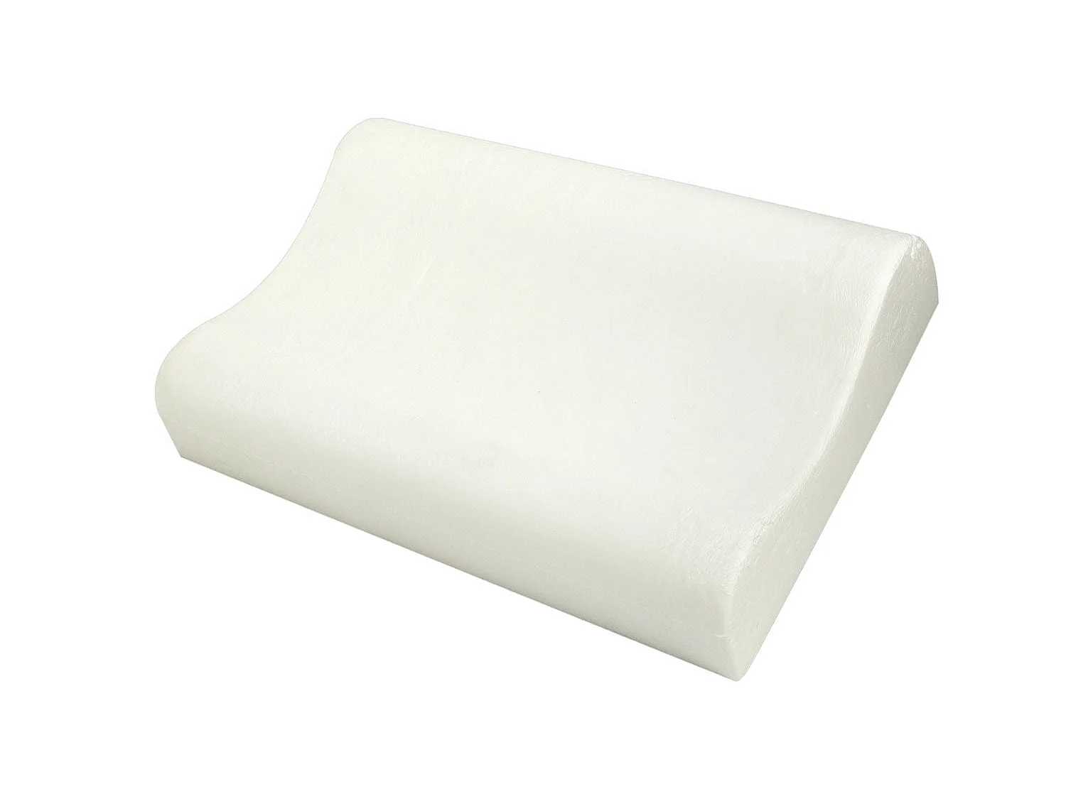 BAMBI Oreiller Viscovera 59 x 39 cm, Ergonomique réversible 12/10 cm, Housse aloé vera