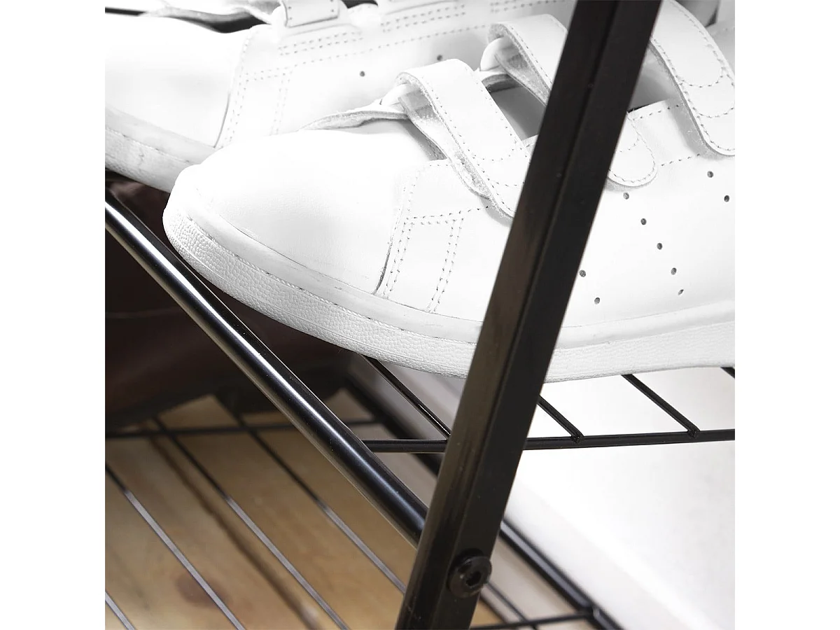 Étagère à chaussures 3 niveaux L63 cm - LEXIE