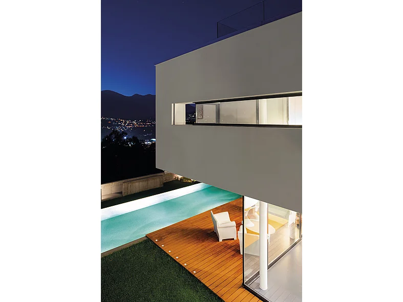 Faretto LED da incasso SWITCH Uplight in Acciaio Inox AISI316 - 3W 4000K 40° IP68 IK07 per Esterni - Rossini Illuminazione