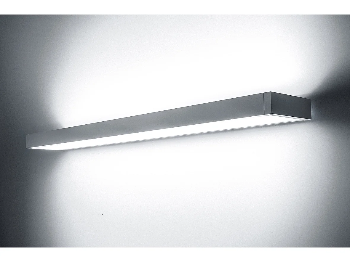Tofu Wandleuchte LED Dual Emission 20W 3000K CRI90 DALI Weiß - Dimmbare Aluminium-Wandleuchte - Rossini Group
