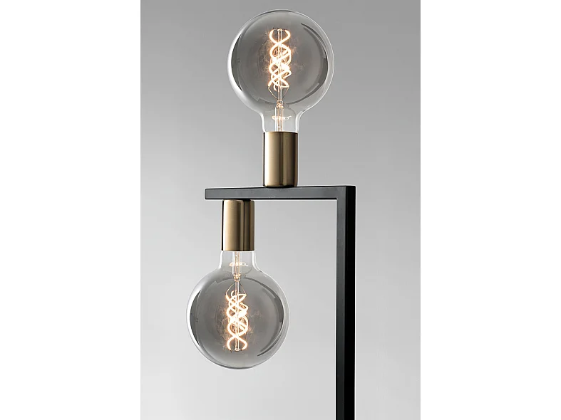 Applique Twin Wall Avec Raccordement E27 Pour Intérieur - Structure En Métal Laiton Satiné 75W Ip20 - Design Décoratif - Groupe Rossini