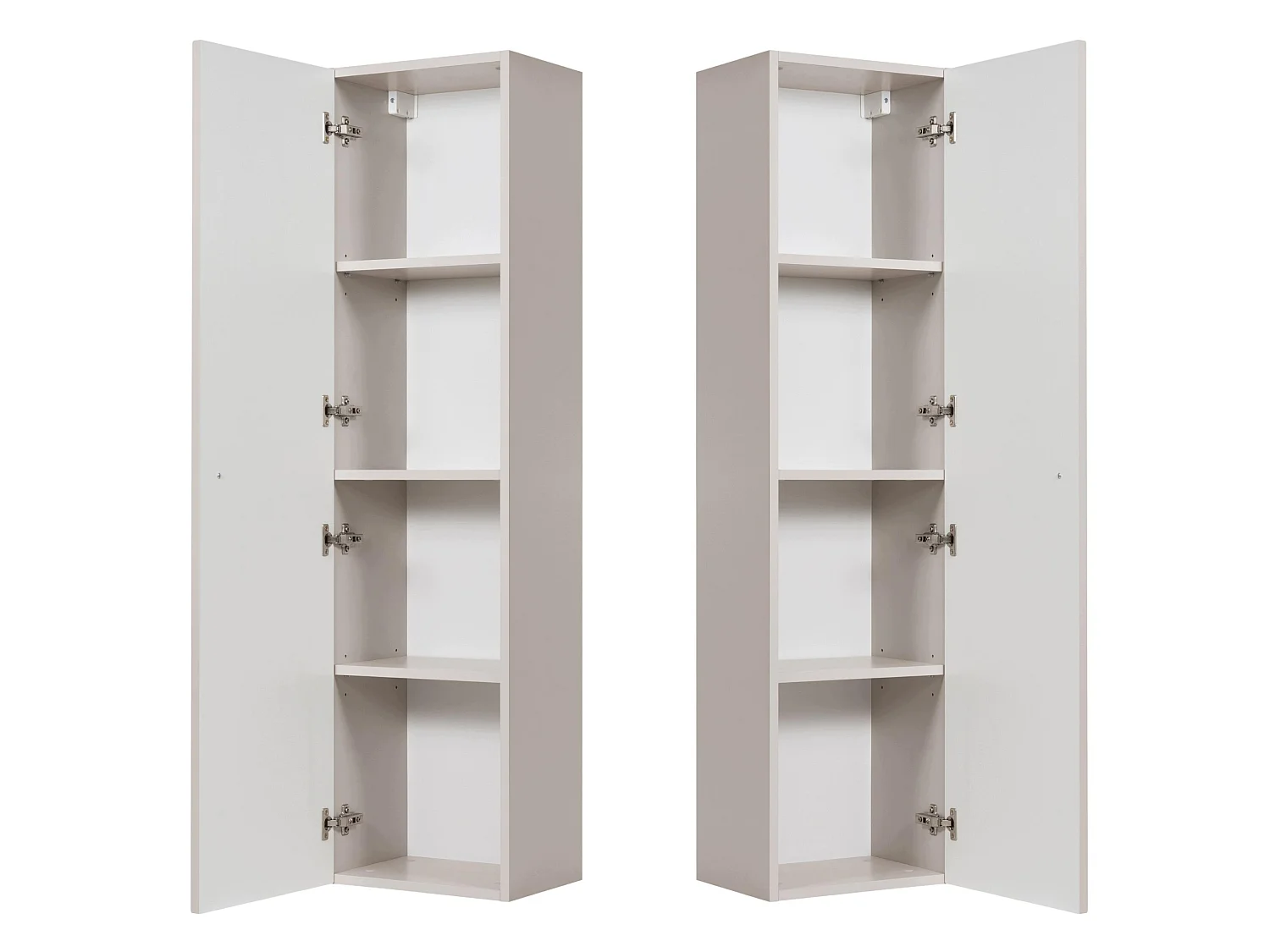 Columna de baño 136cm - Suspendido - Estriado Cachemira - Mueble de baño estrecho – RODAN