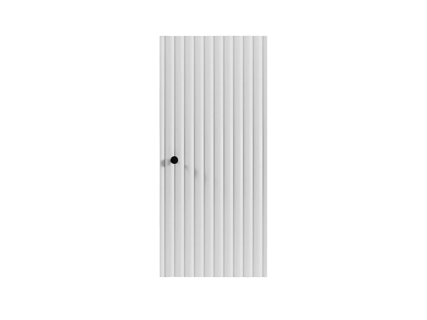Armario colgante de baño 68cm - Estriado Blanco - Mueble de baño estrecho – RODAN