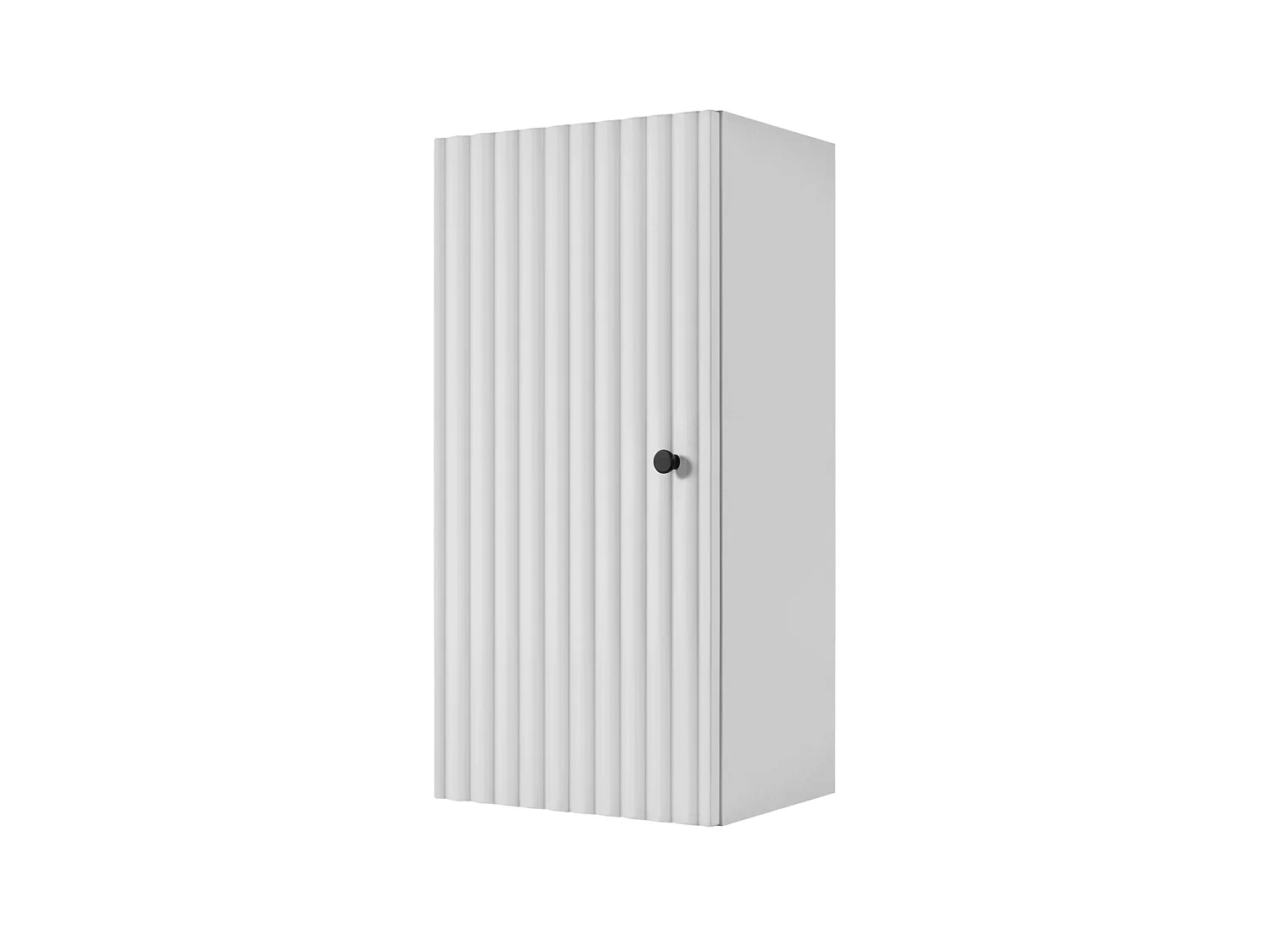 Armario colgante de baño 68cm - Estriado Blanco - Mueble de baño estrecho – RODAN