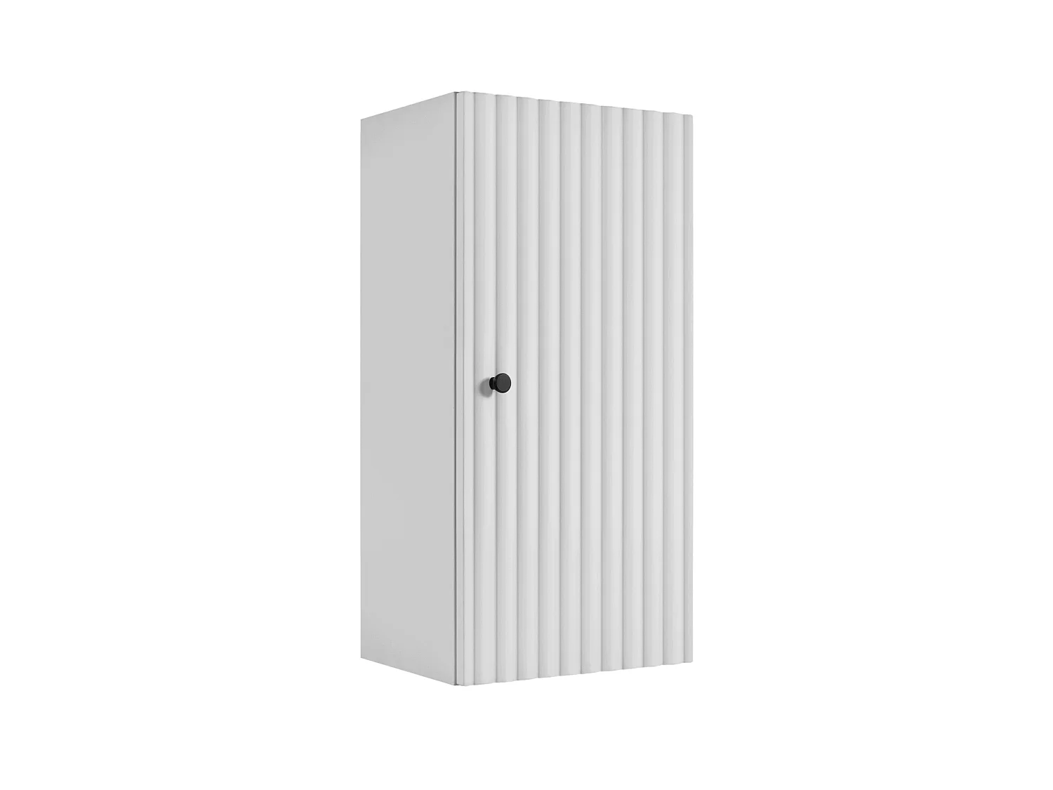 Armario colgante de baño 68cm - Estriado Blanco - Mueble de baño estrecho – RODAN
