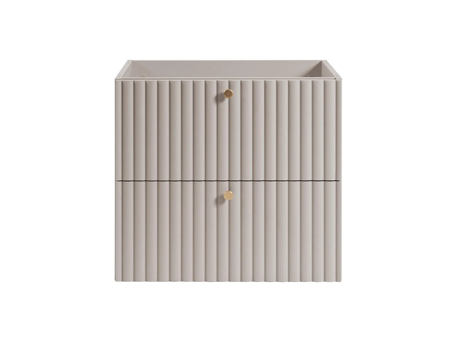 Meuble sous vasque 60cm - Suspendu - Strié Cachemire - sans plan – RODAN
