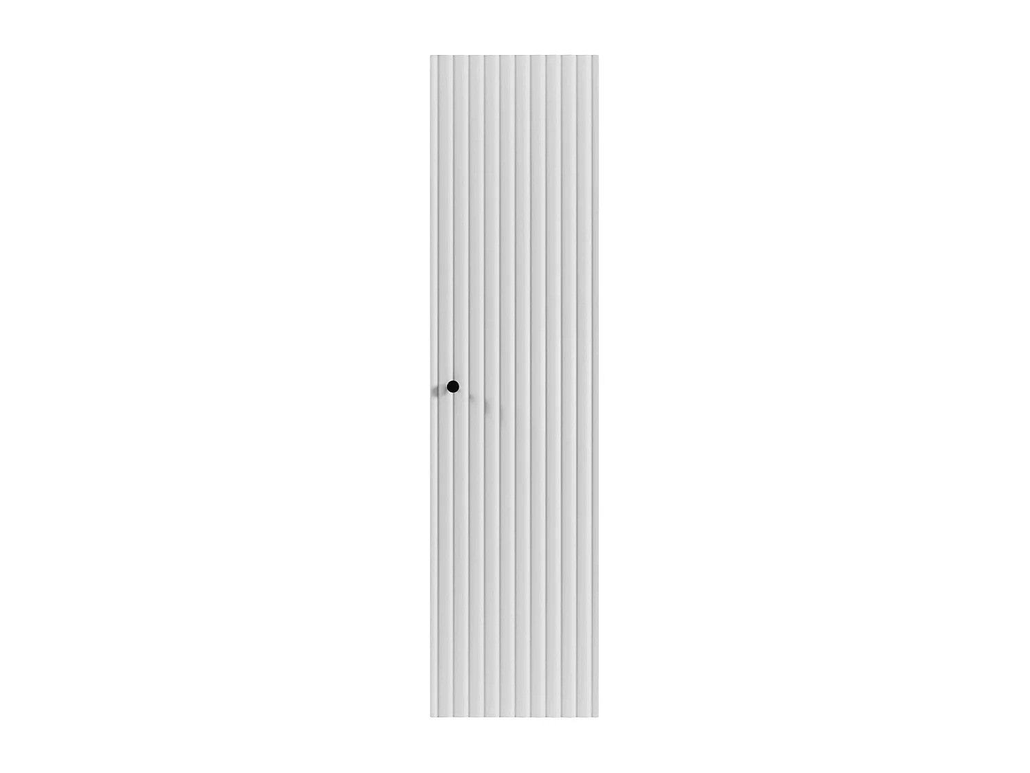 Columna de baño 136cm - Suspendido - Estriado Blanco - Mueble de baño estrecho – RODAN