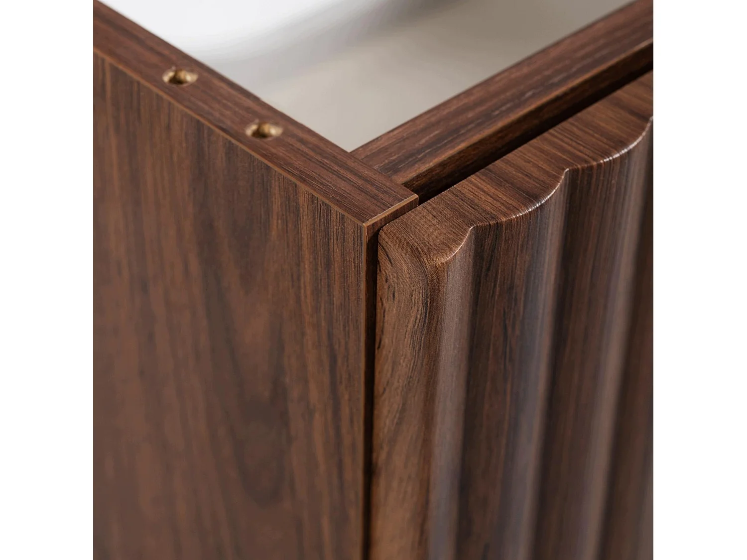 Meuble sous vasque 80cm - Suspendu - Strié Noyer - sans plan – RODAN
