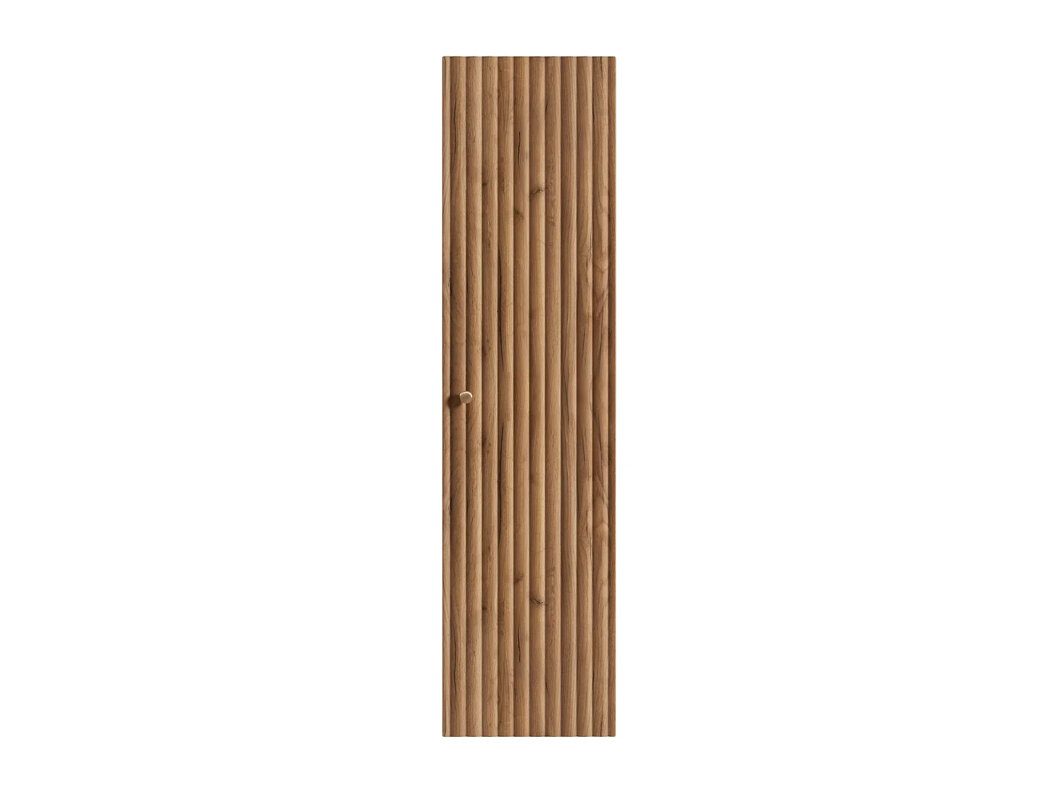 Columna de baño 136cm - Suspendido - Estriado Roble - Mueble de baño estrecho – RODAN