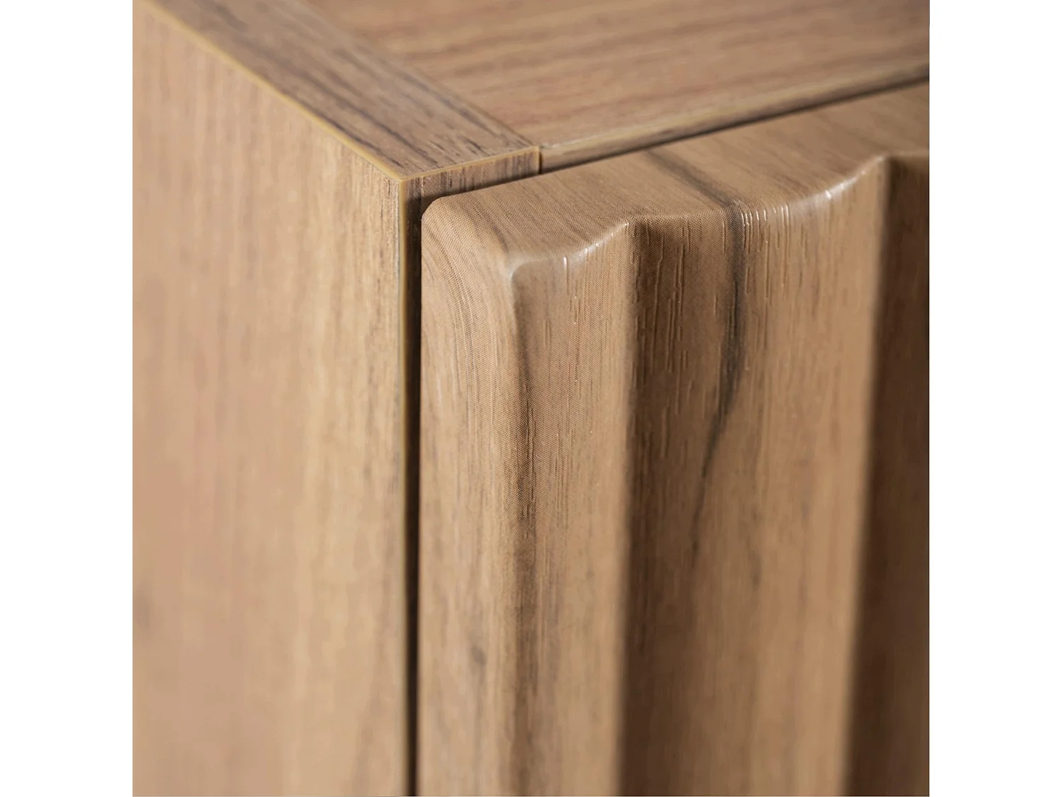 Columna de baño 136cm - Suspendido - Estriado Roble - Mueble de baño estrecho – RODAN