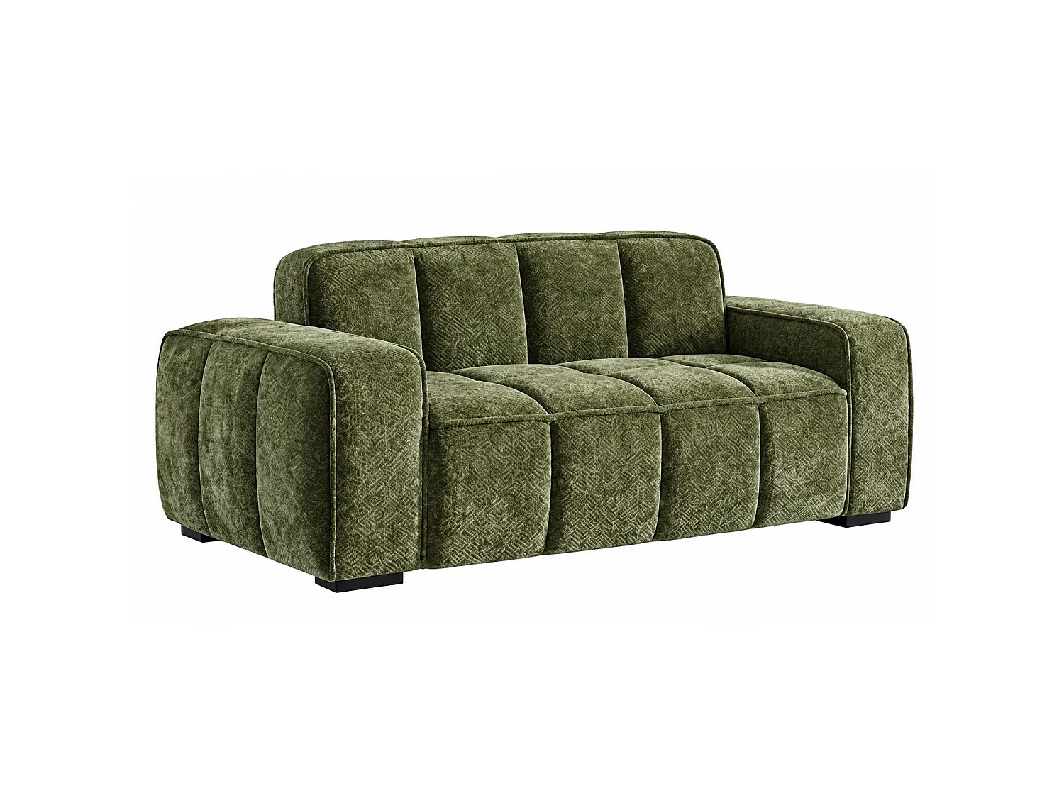 Preston Olive Green 3 2 1 Sofa Suite Woven Fabric 3 Piece Set