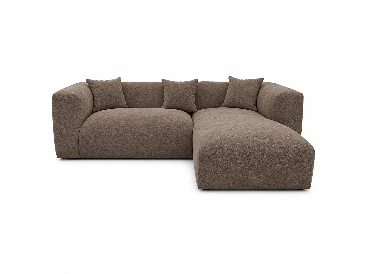 Ely Bark Right Hand Facing Cloud Chaise L Shaped Corner Sofa