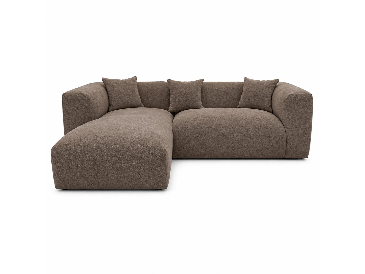 Ely Bark Left Hand Facing Cloud Chaise L Shaped Corner Sofa