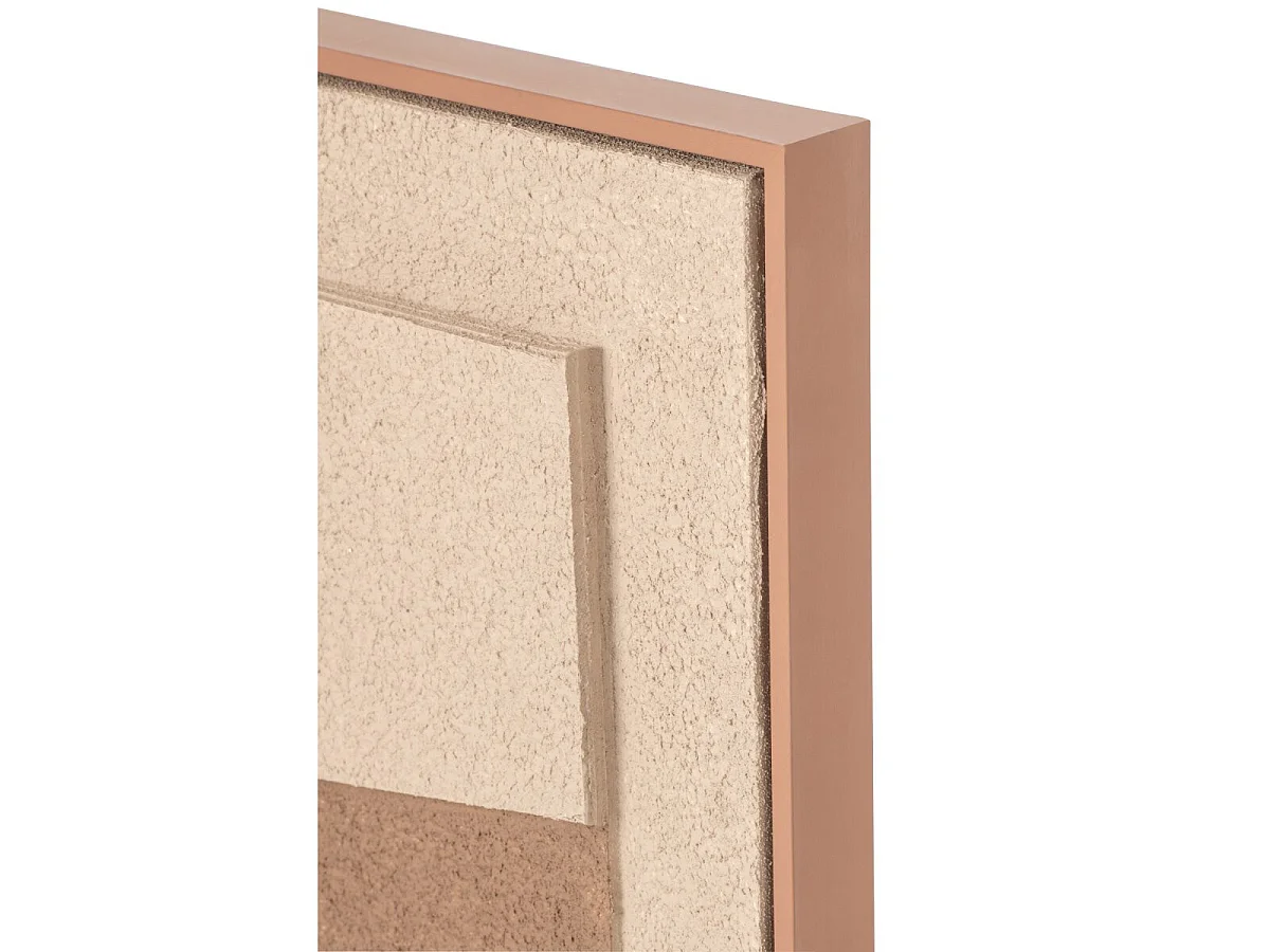 Tableau Déco Formes "Inès" 82x102cm Marron