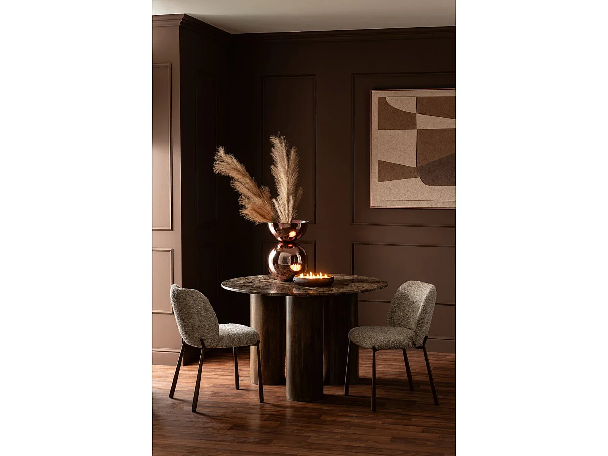 Tableau Déco Formes "Inès" 82x102cm Marron