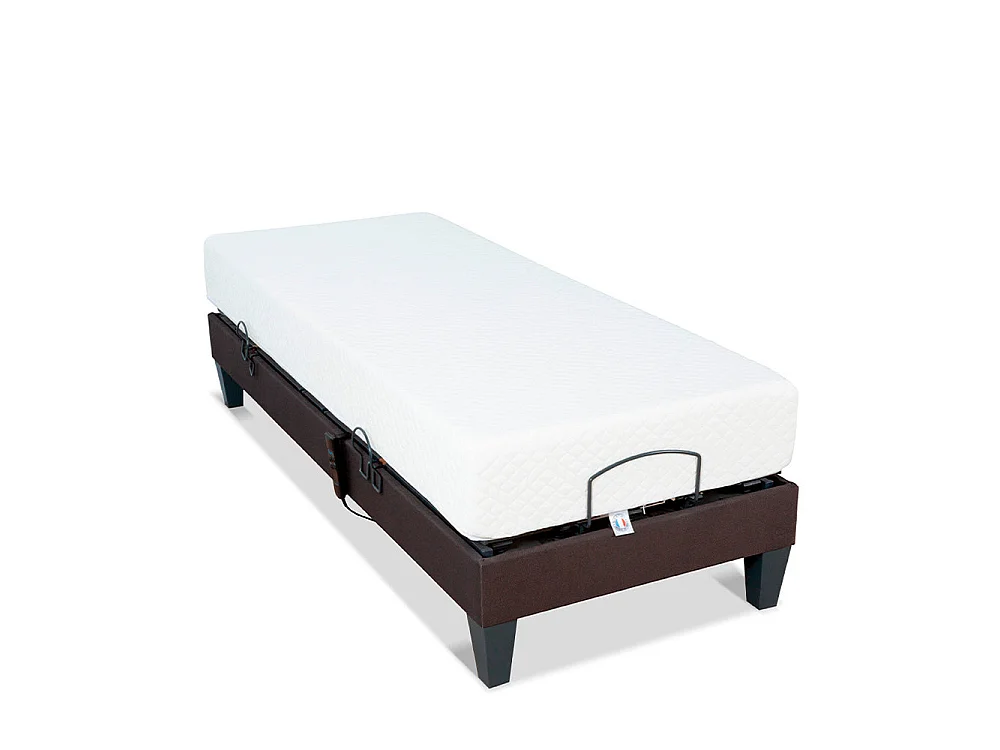 Ensemble Matelas Mémoire de forme ABSOLU avec sommier MONDOR 90x200 cm
