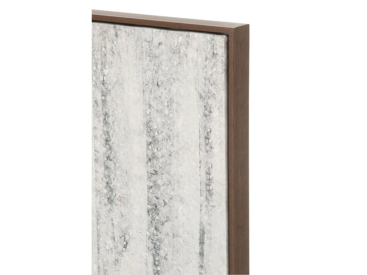 Tableau Déco Cerf "Jade" 100x140cm Blanc