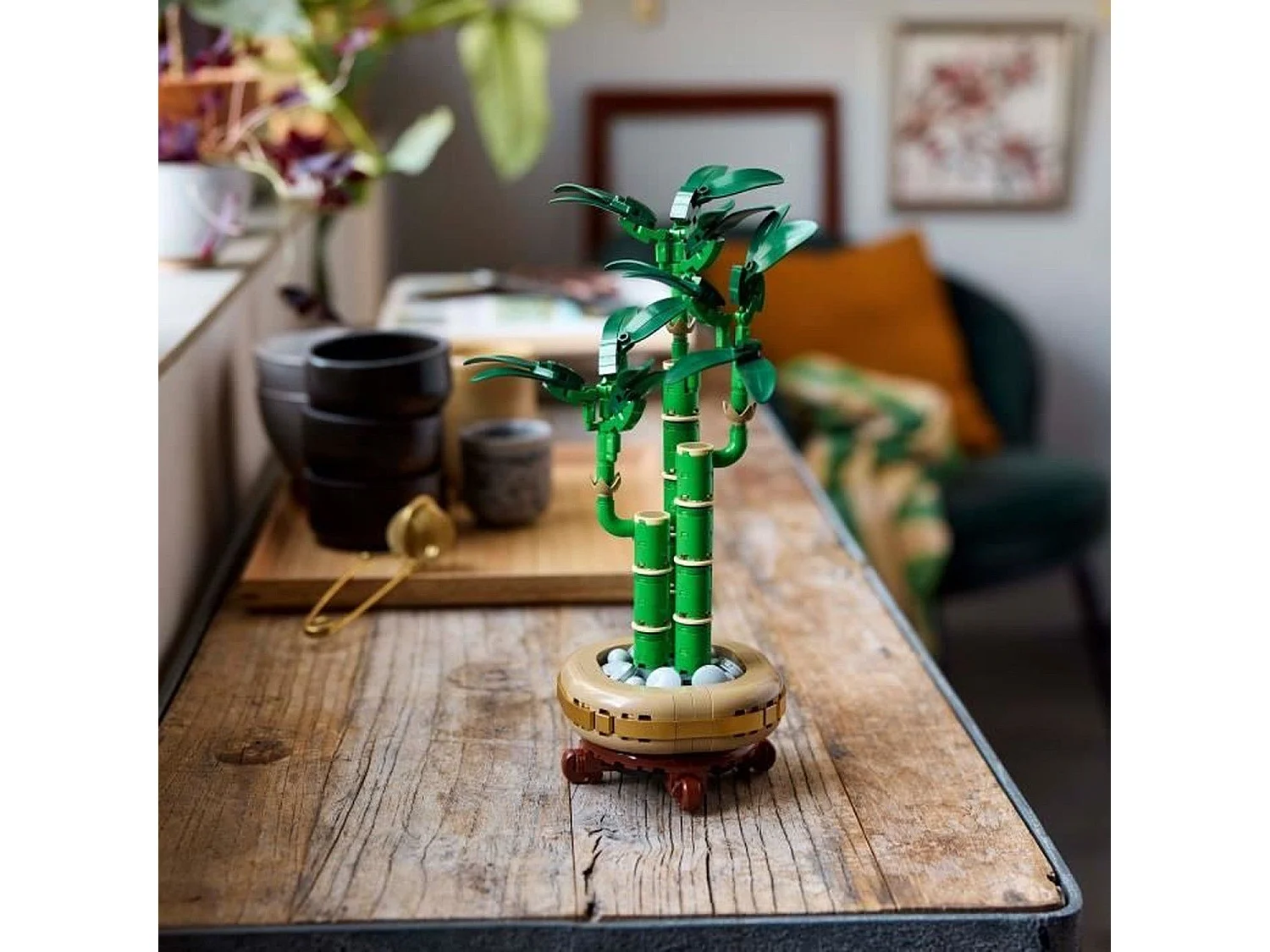Lego Botanicals Le bambou de la chance - Plante artificielle et décoration intérieure