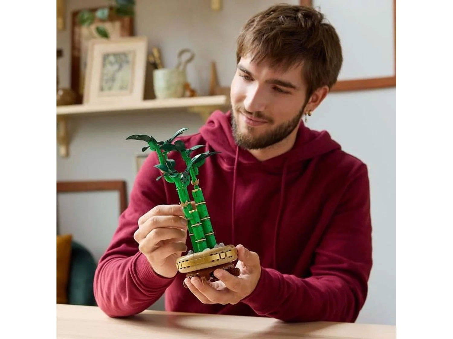Lego Botanicals Le bambou de la chance - Plante artificielle et décoration intérieure