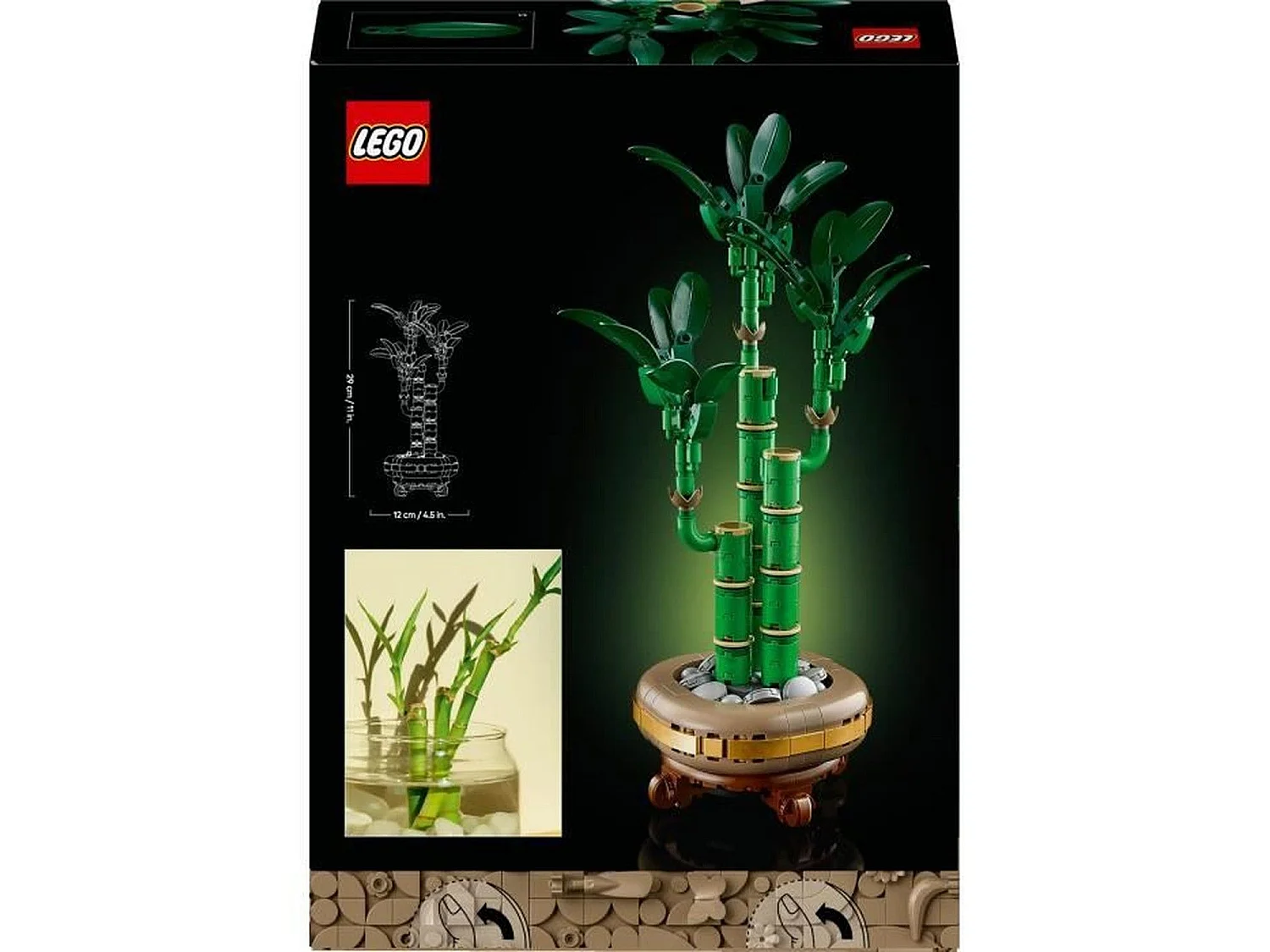 Lego Botanicals Le bambou de la chance - Plante artificielle et décoration intérieure