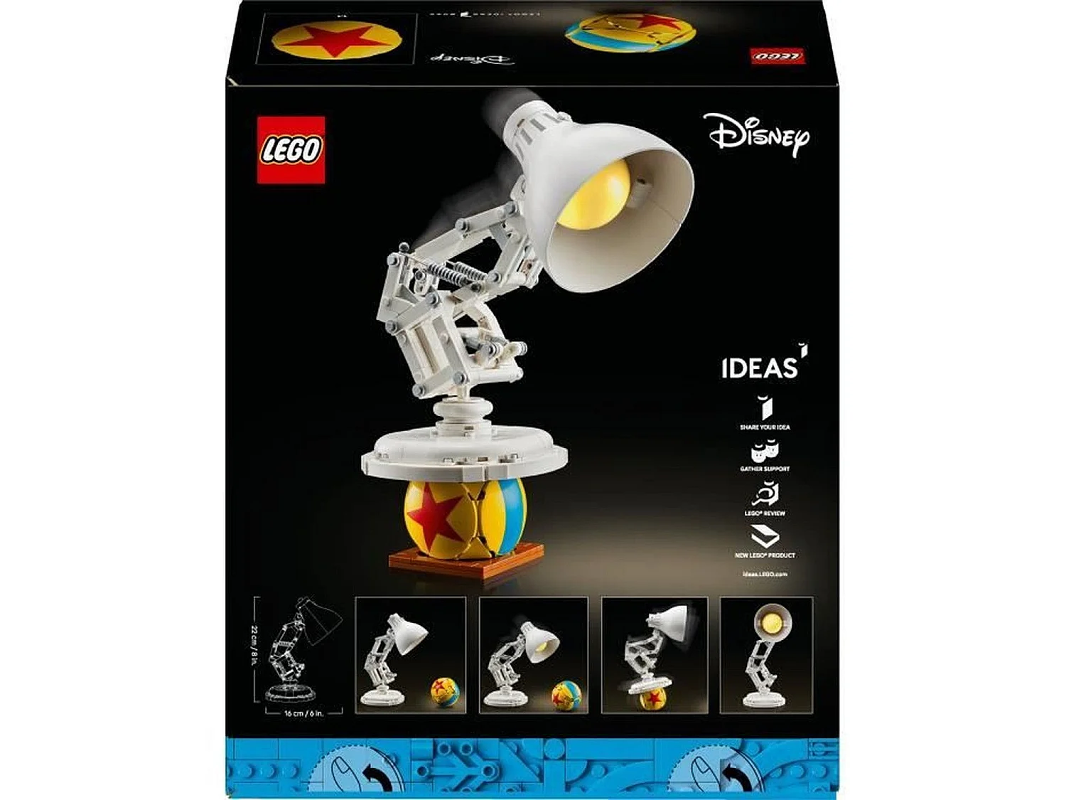 Lego Ideas Disney Pixar Luxo Jr. pour adulte