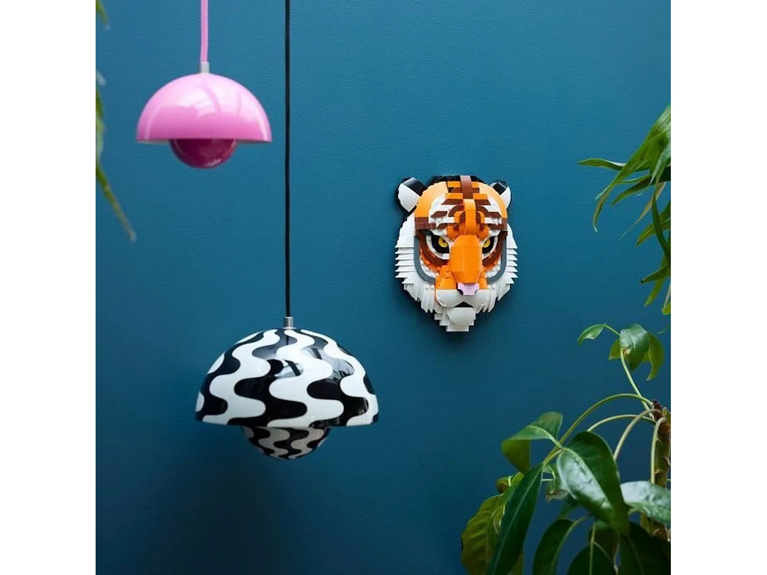 Lego Art La Collection Faune - Le Tigre - Set adulte avec fleurs