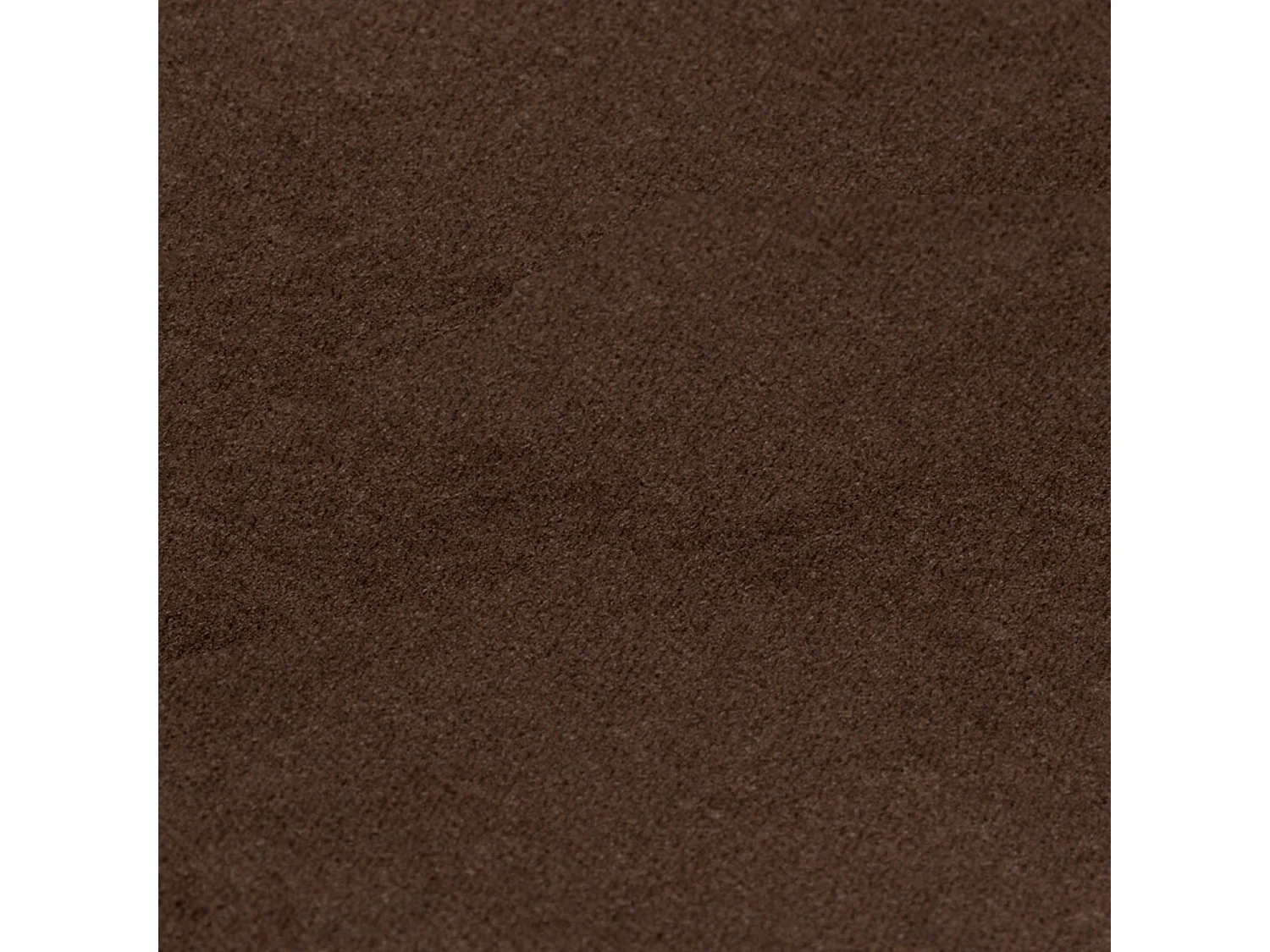 Canapé d'angle droit convertible Gaspard velours Marron