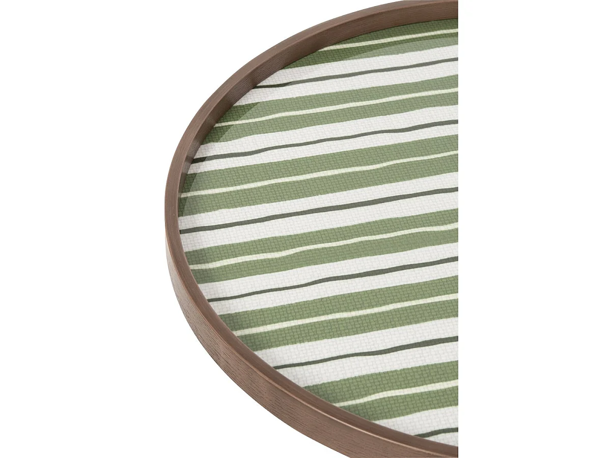 Lot de 3 Tables Basses Gigognes "Yann" 60cm Vert Olive