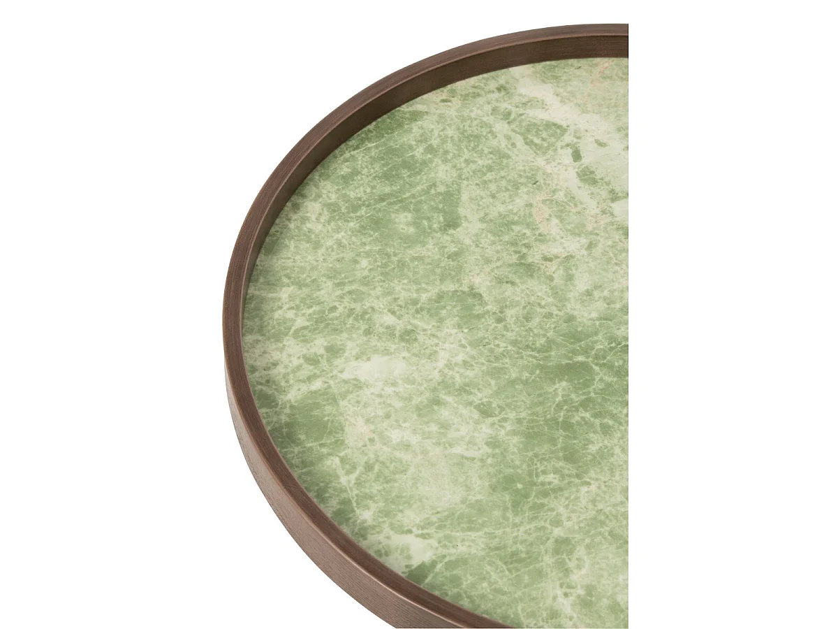 Lot de 3 Tables Basses Gigognes "Yann" 60cm Vert Olive