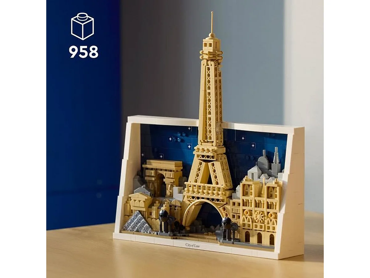 LEGO Architecture 21064 Paris, City of Love – Set d'exposition de monuments