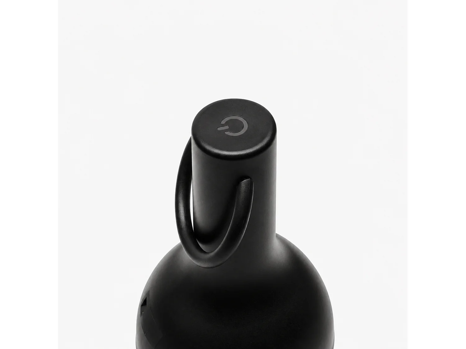 Pequeña lámpara portátil de plástico negro - Elo