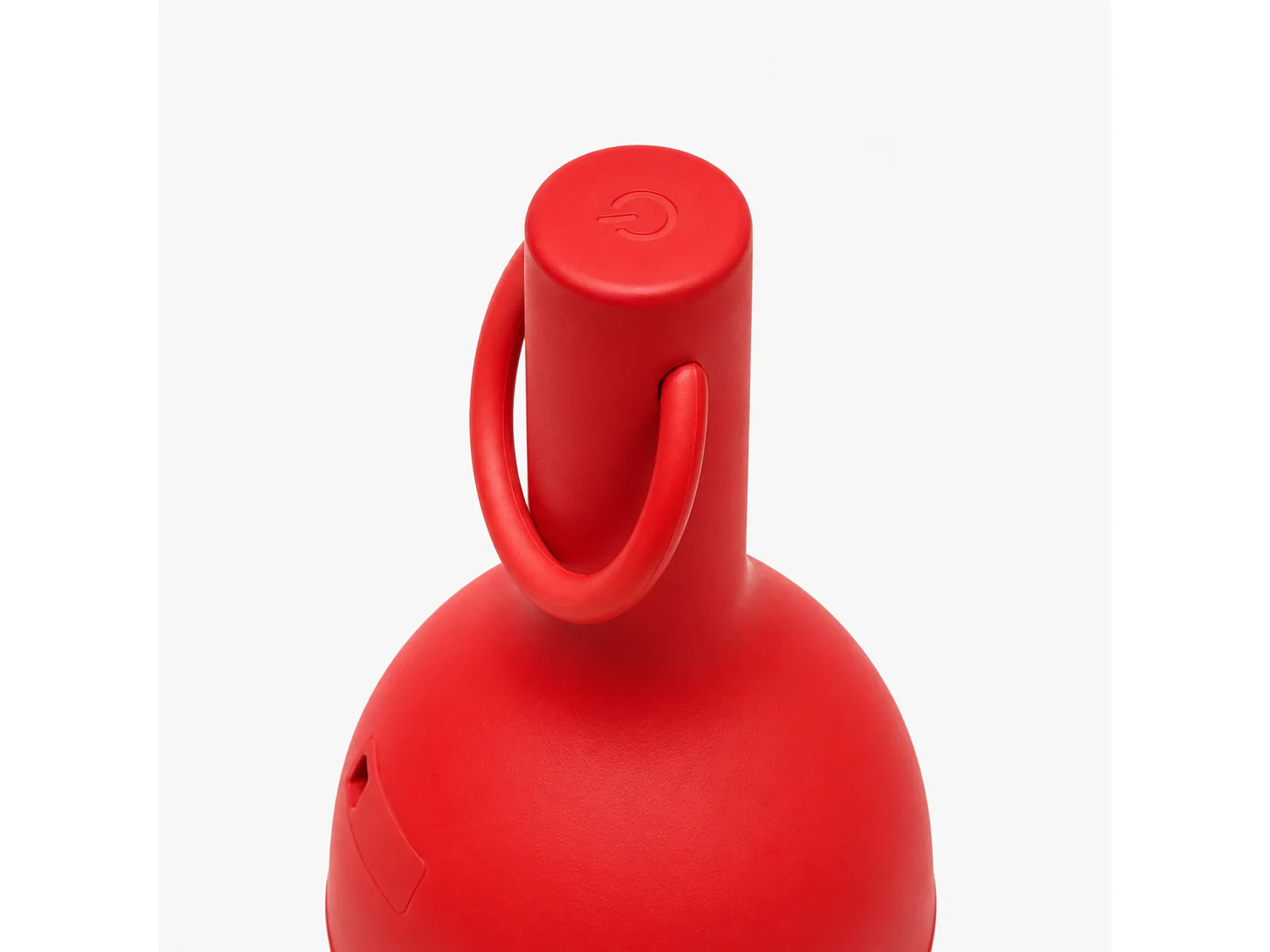 Pequeña lámpara portátil de plástico rojo - Elo