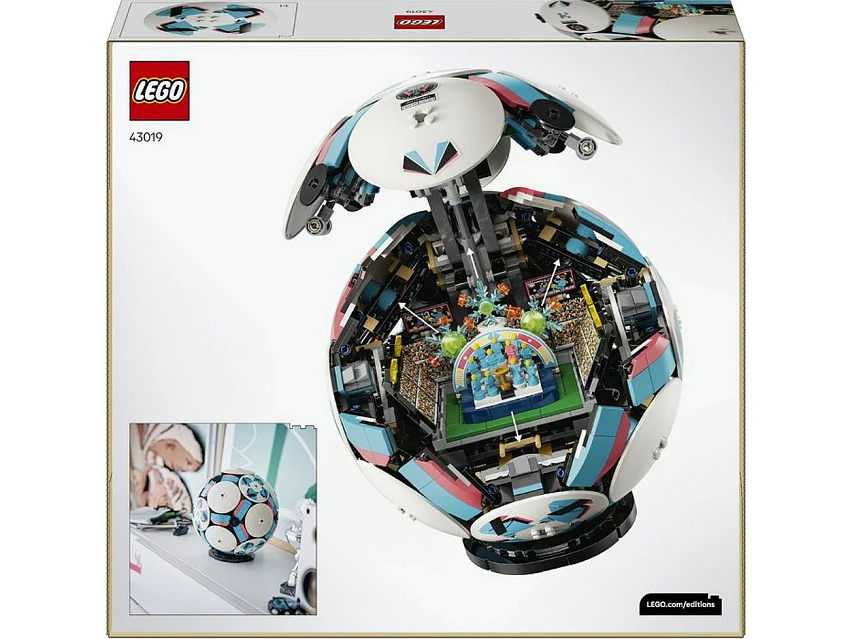 LEGO Éditions Balle de Football 43019 Jeu de Construction 1498 Pièces dès 10 ans
