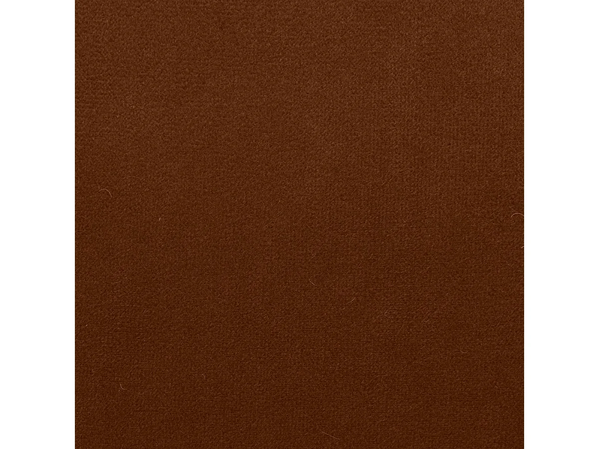 Coussin Déco en Velours "Selia" 40x40cm Marron Tonka