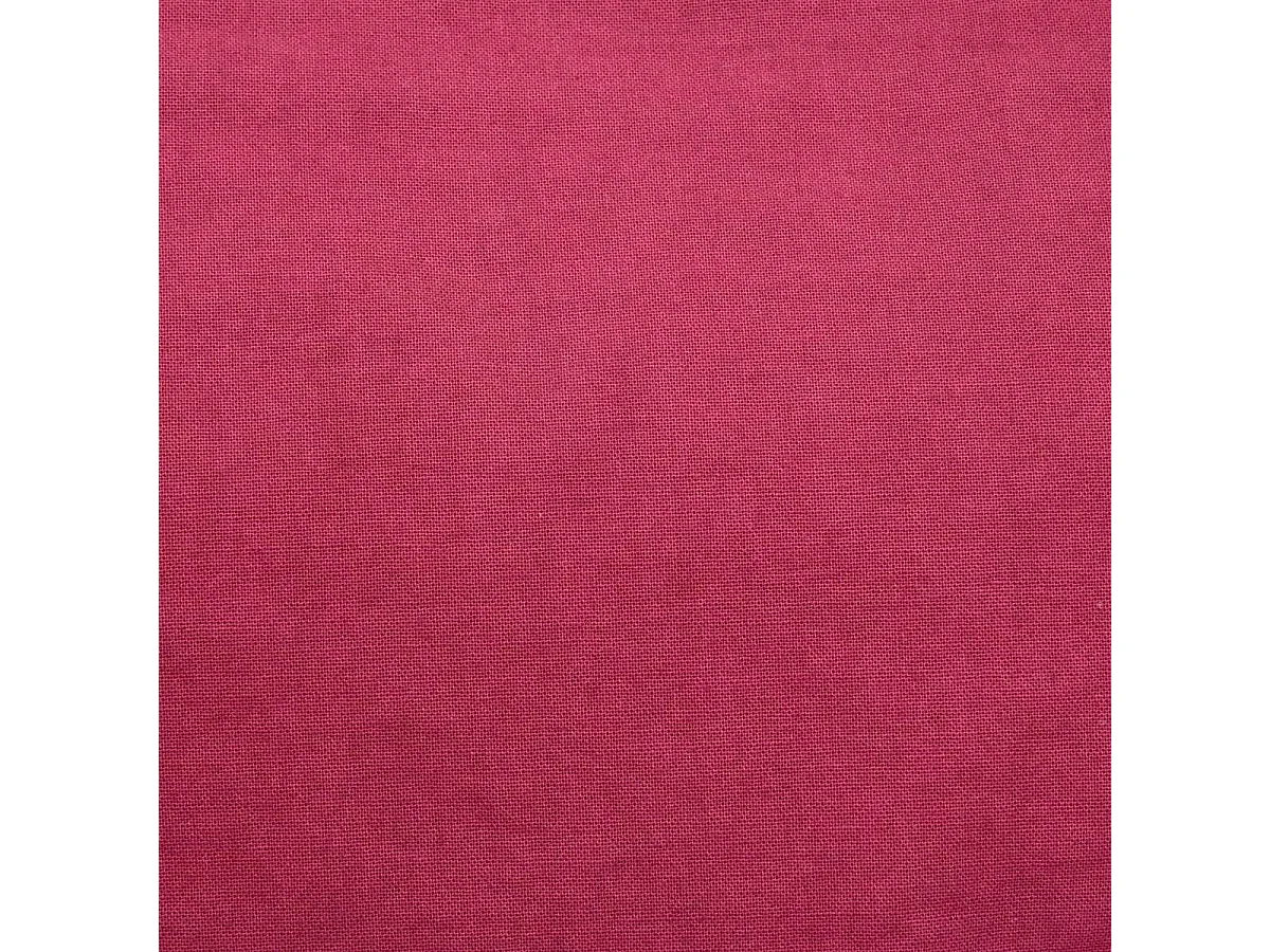 Coussin Déco Brodé "Bichette" 40x40cm Rouge Grenat