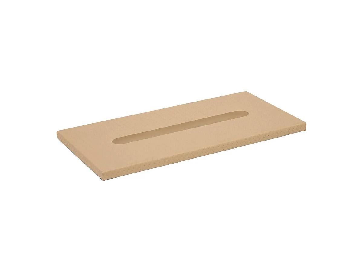 Boîte à Mouchoirs en Bois "Bonie" 27cm Beige