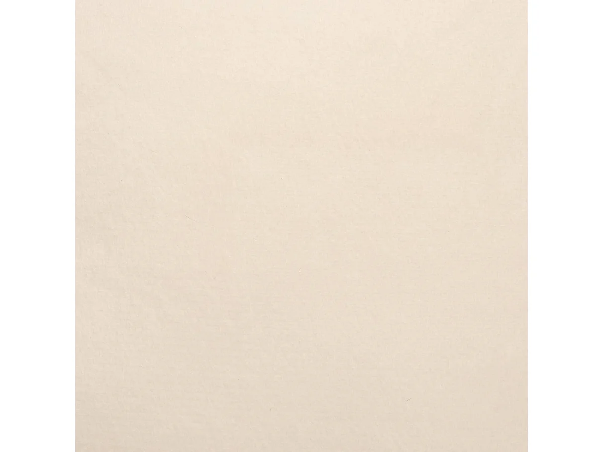 Coussin Imitation Fourrure Galets "Boucly" 40x40cm Beige
