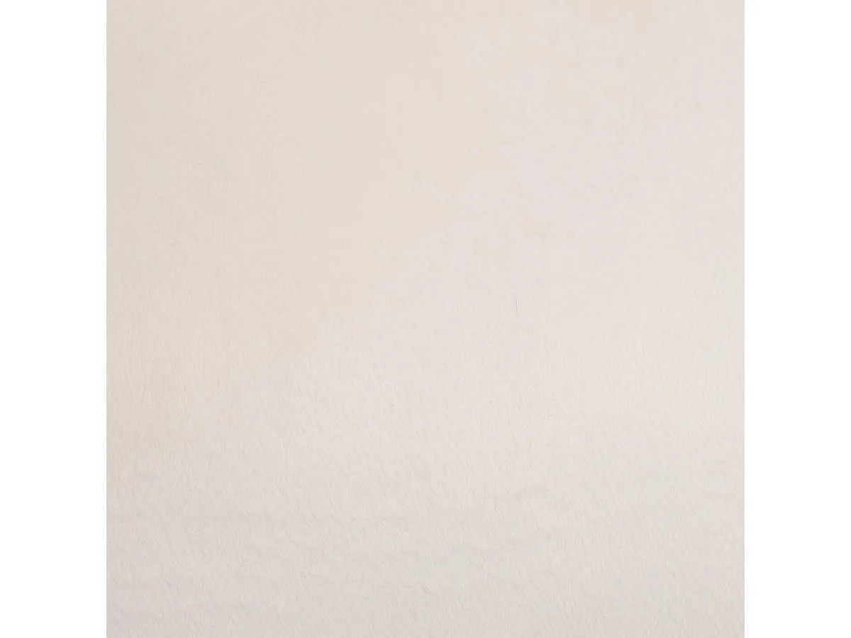 Coussin Imitation Fourrure "Nalia" 45x45cm Blanc