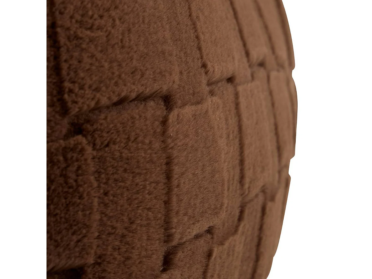 Coussin Imitation Fourrure "Nalia" 50x80cm Marron Tonka