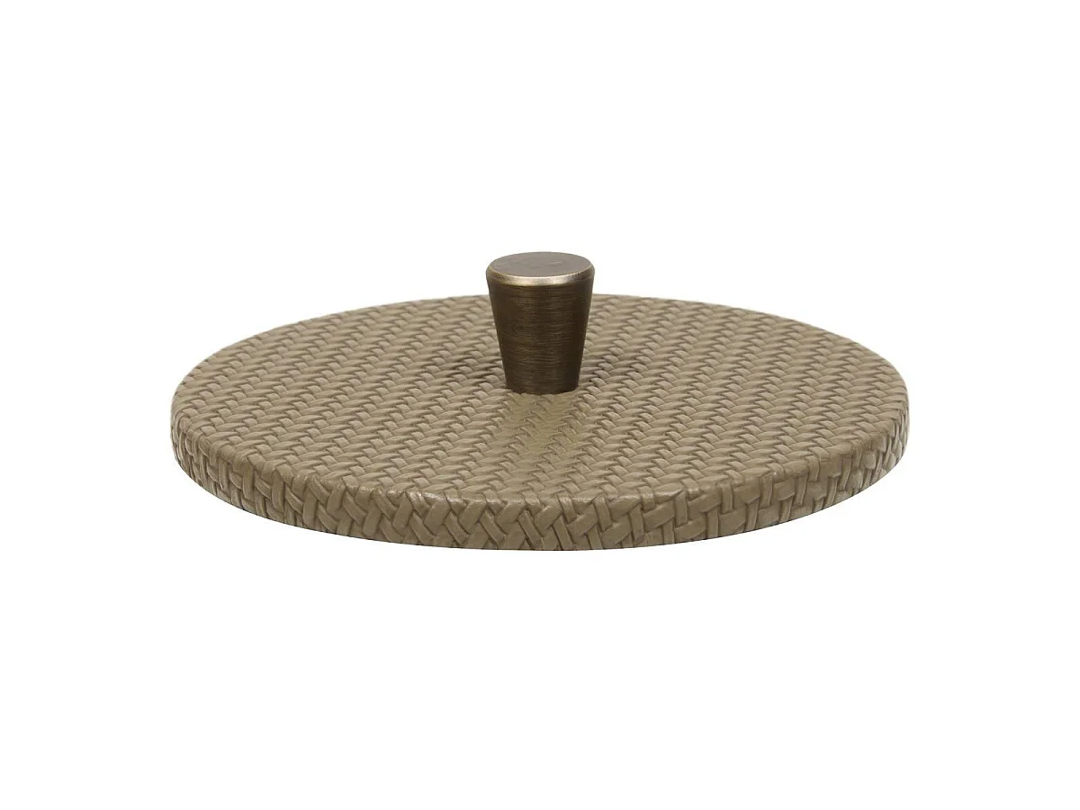 Lot de 2 Boîtes Déco "Bonie" 19cm Vert Kaki