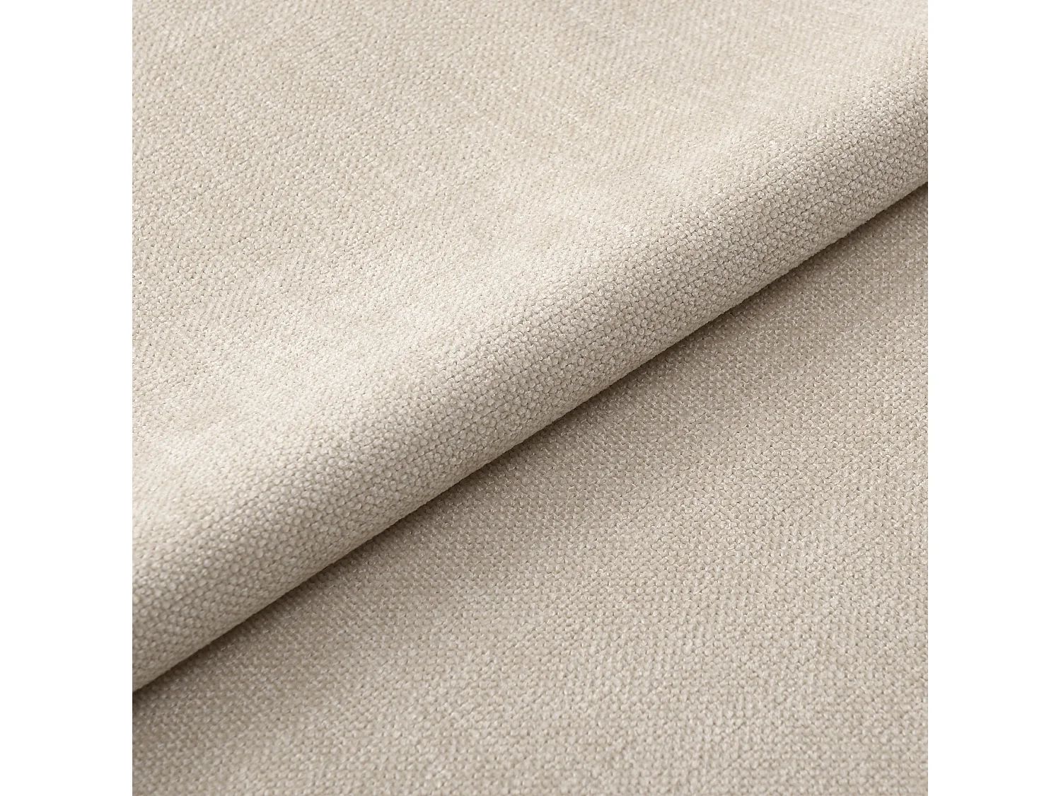 Fauteuil de salle à manger CELIA en tissu tramé beige