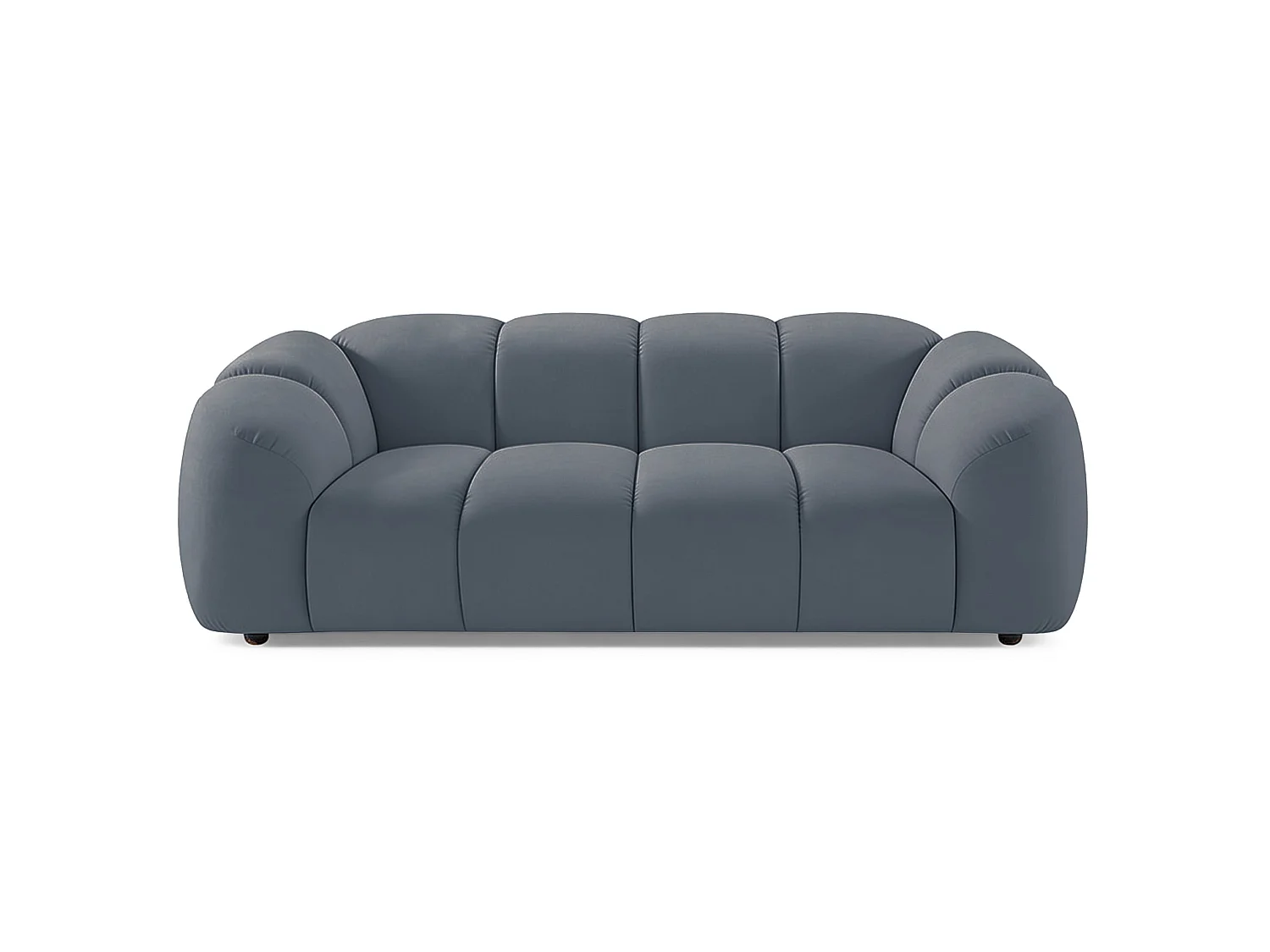Sofa 3-Sitzer, Samt Hellblau, 220 cm - Millma