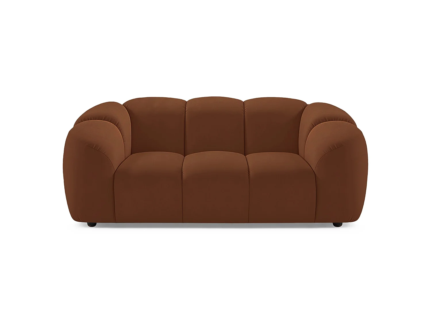 Sofa 2-Sitzer, Samt Kupfer, 180 cm - Millma