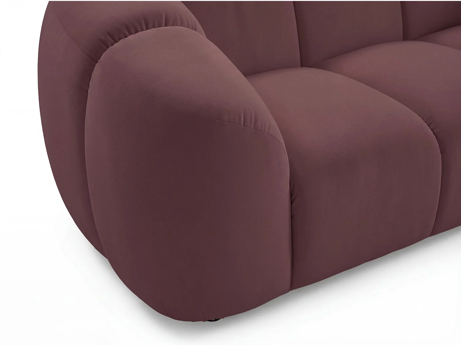 Sofa 2-Sitzer, Samt Rosa, 180 cm - Millma