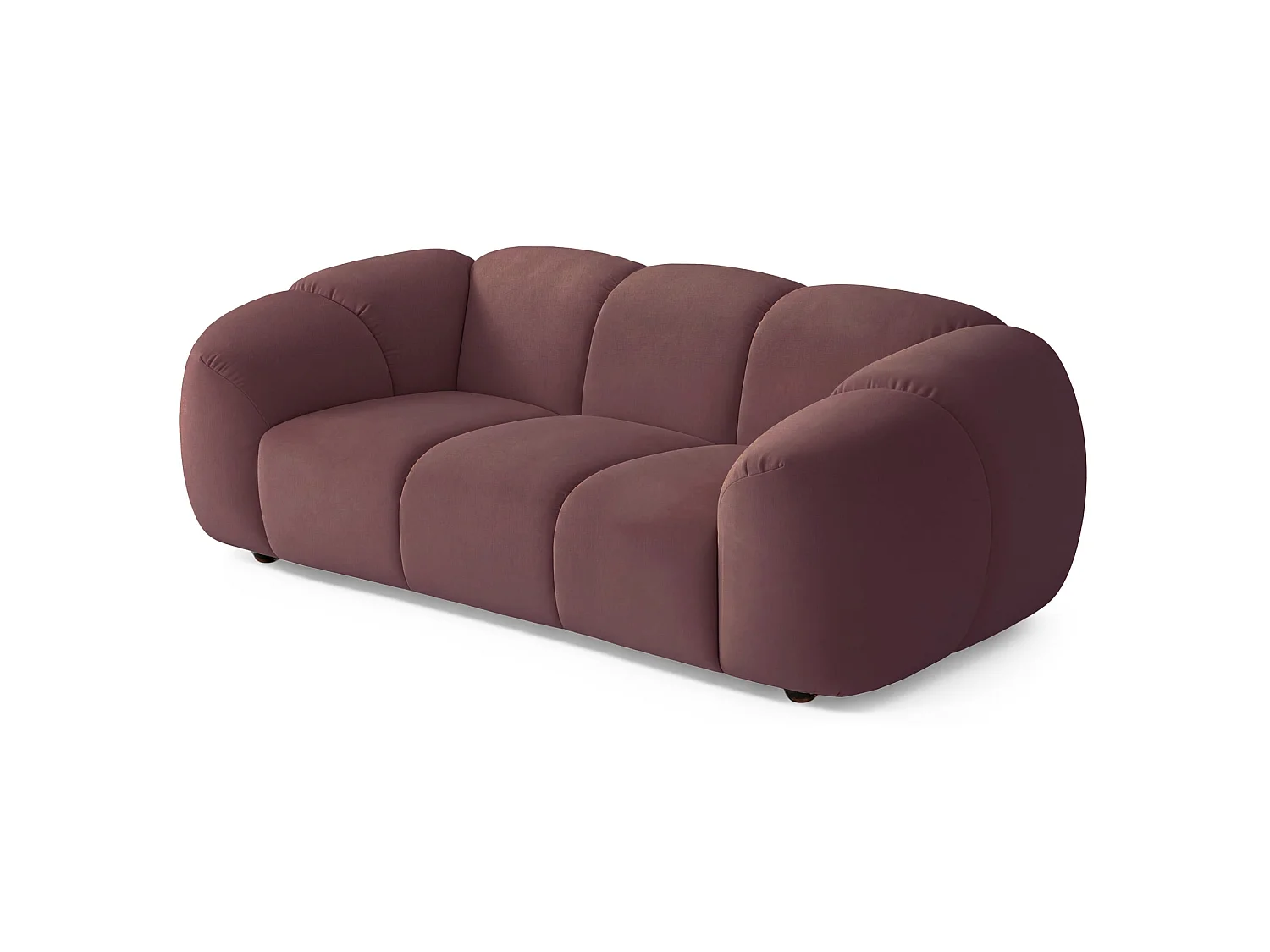 Sofa 2-Sitzer, Samt Rosa, 180 cm - Millma