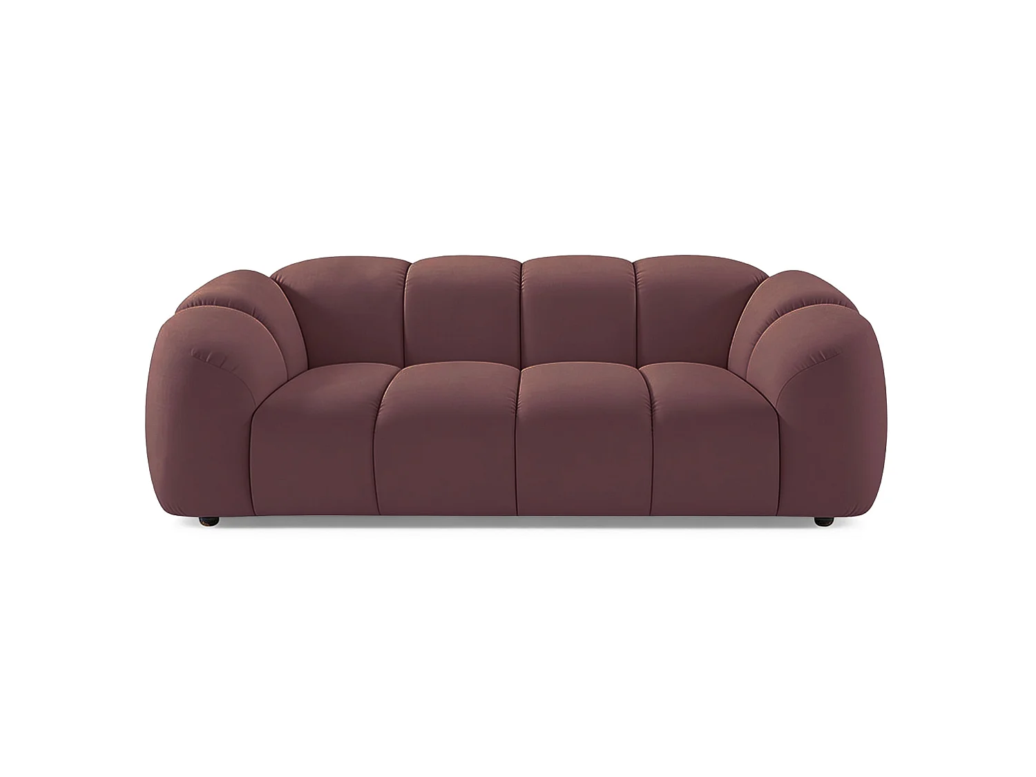 Sofa 3-Sitzer, Samt Rosa, 220 cm - Millma