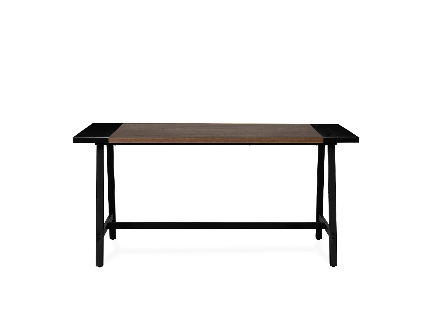 Table à manger Caracas effet Noyer, 160 cm