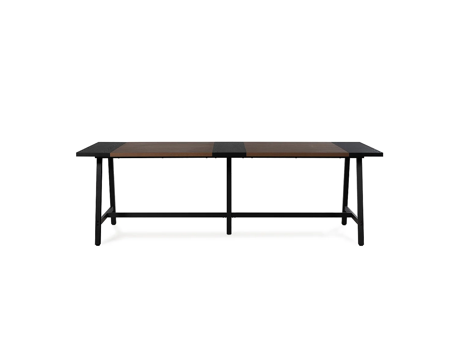 Table à manger Caracas effet Noyer, 240 cm