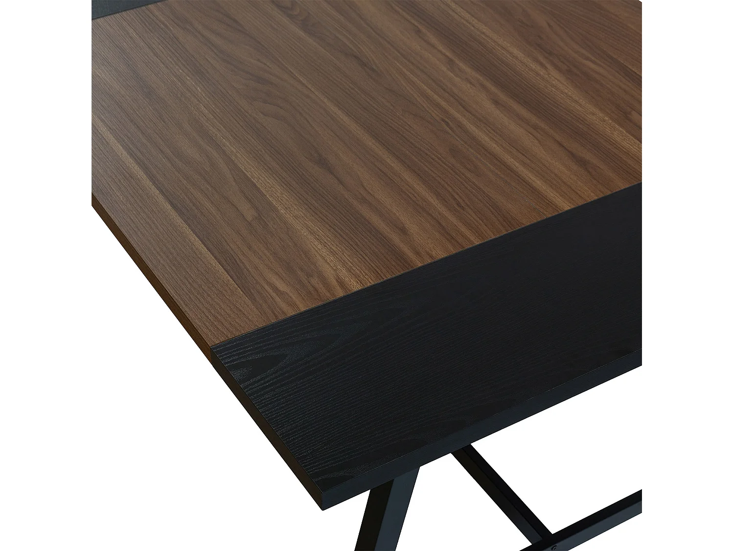 Table à manger Caracas effet Noyer, 240 cm