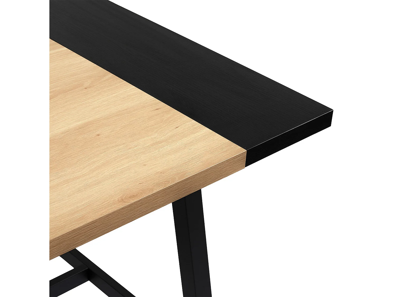 Table à manger Caracas effet Chêne, 160 cm